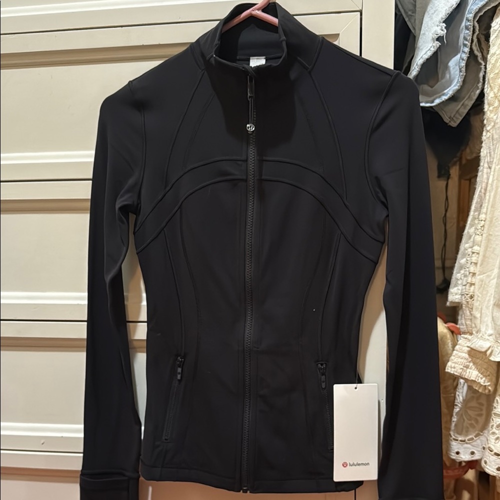 lululemon athletica Black Utility Jacket with Tailored Silhouette